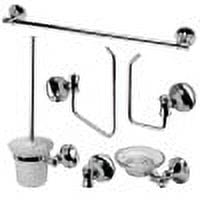 Picture of ALFI Brand AB9521-PC Polished Chrome Matching Bathroom Accessory Set&#44; 6 Piece