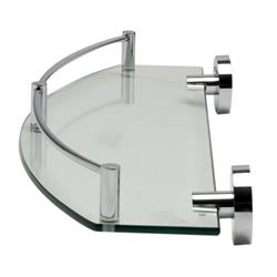 Picture of ALFI Brand AB9547 Wall Mounted Glass Shower Shelf Bathroom Accessory&#44; Polished Chrome