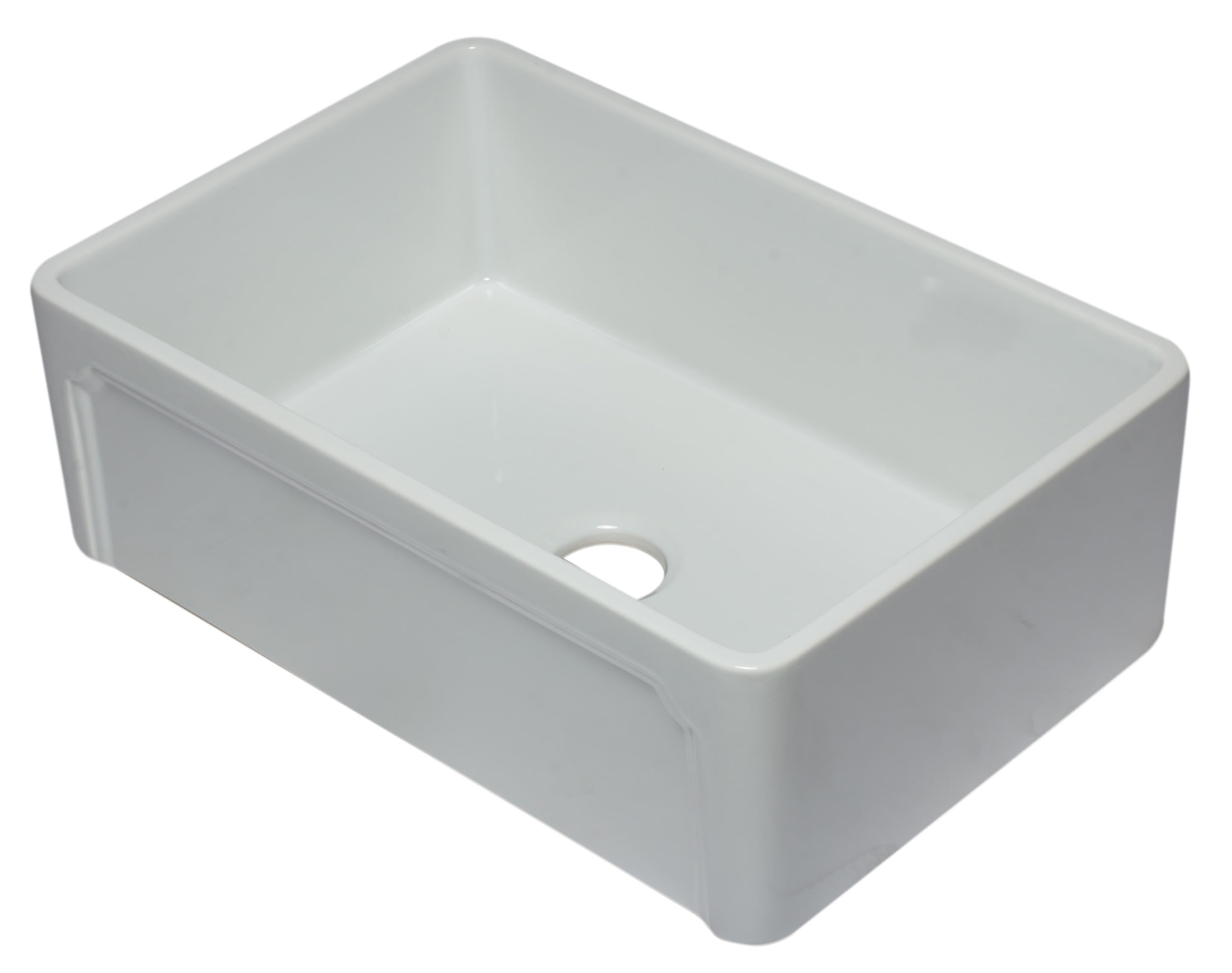 Picture of ALFI Brand AB3020SB-W 30 in. Reversible Single Fireclay Farmhouse Kitchen Sink - White