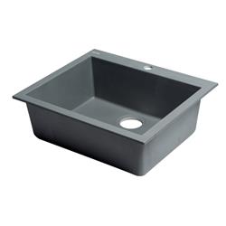 Picture of Alfi Brand AB2420DI-T Titanium 24 in. Drop-In Single Bowl Granite Composite Kitchen Sink