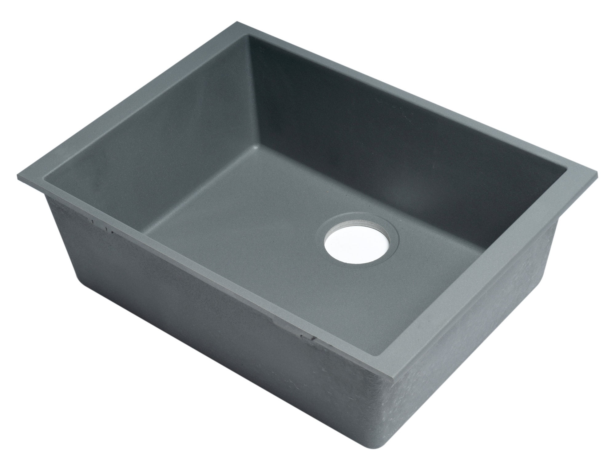 Picture of Alfi Brand AB2420UM-T Titanium 24 in. Undermount Single Bowl Granite Composite Kitchen Sink