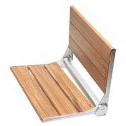 Picture of Alfi Brand ABS17 17 in. Folding Teak Wood Shower Seat Bench with Backrest