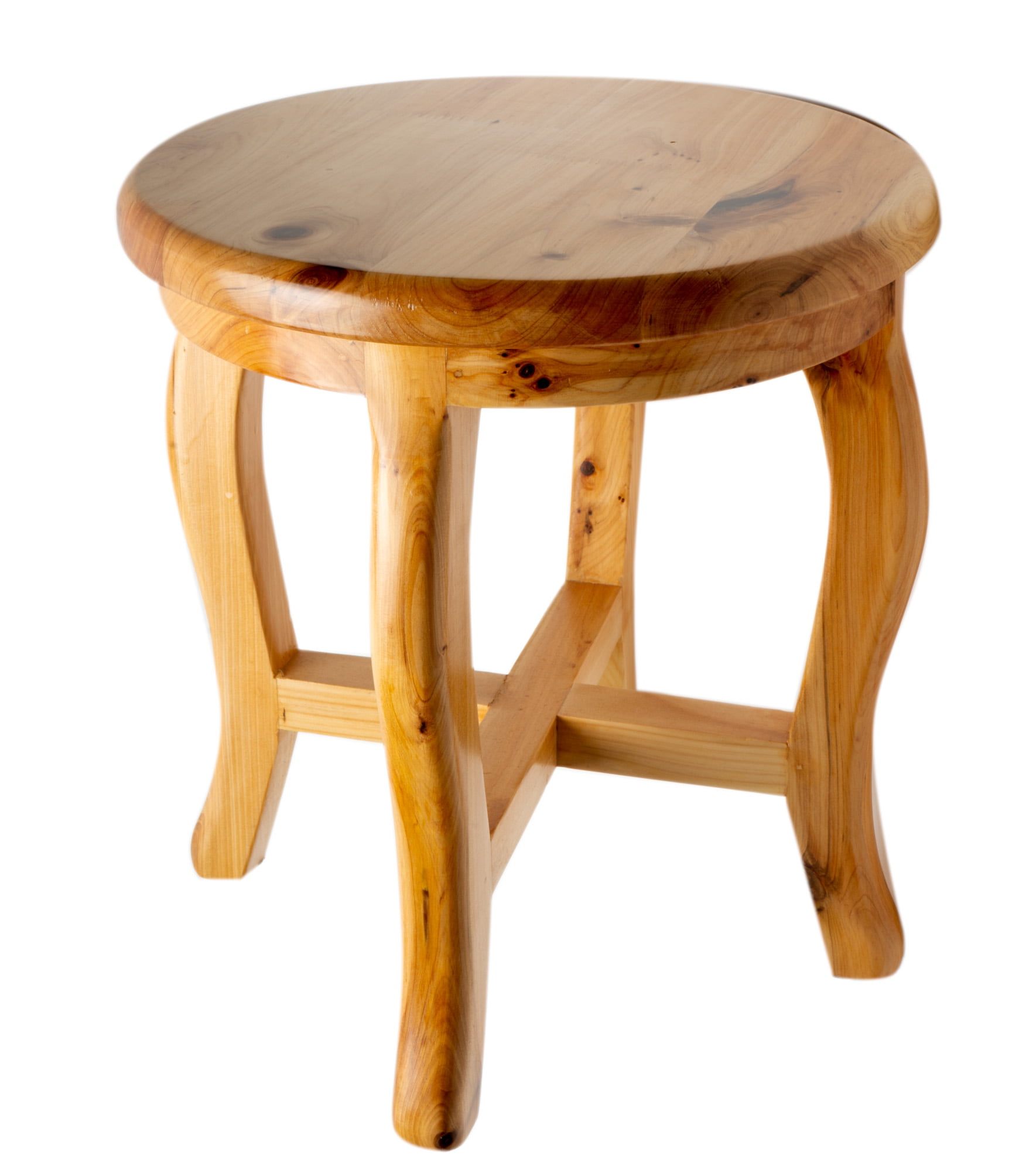 Picture of Alfi Brand AB4406 11 in. Cedar Wood Round Stool with Multi-Purpose Accessory