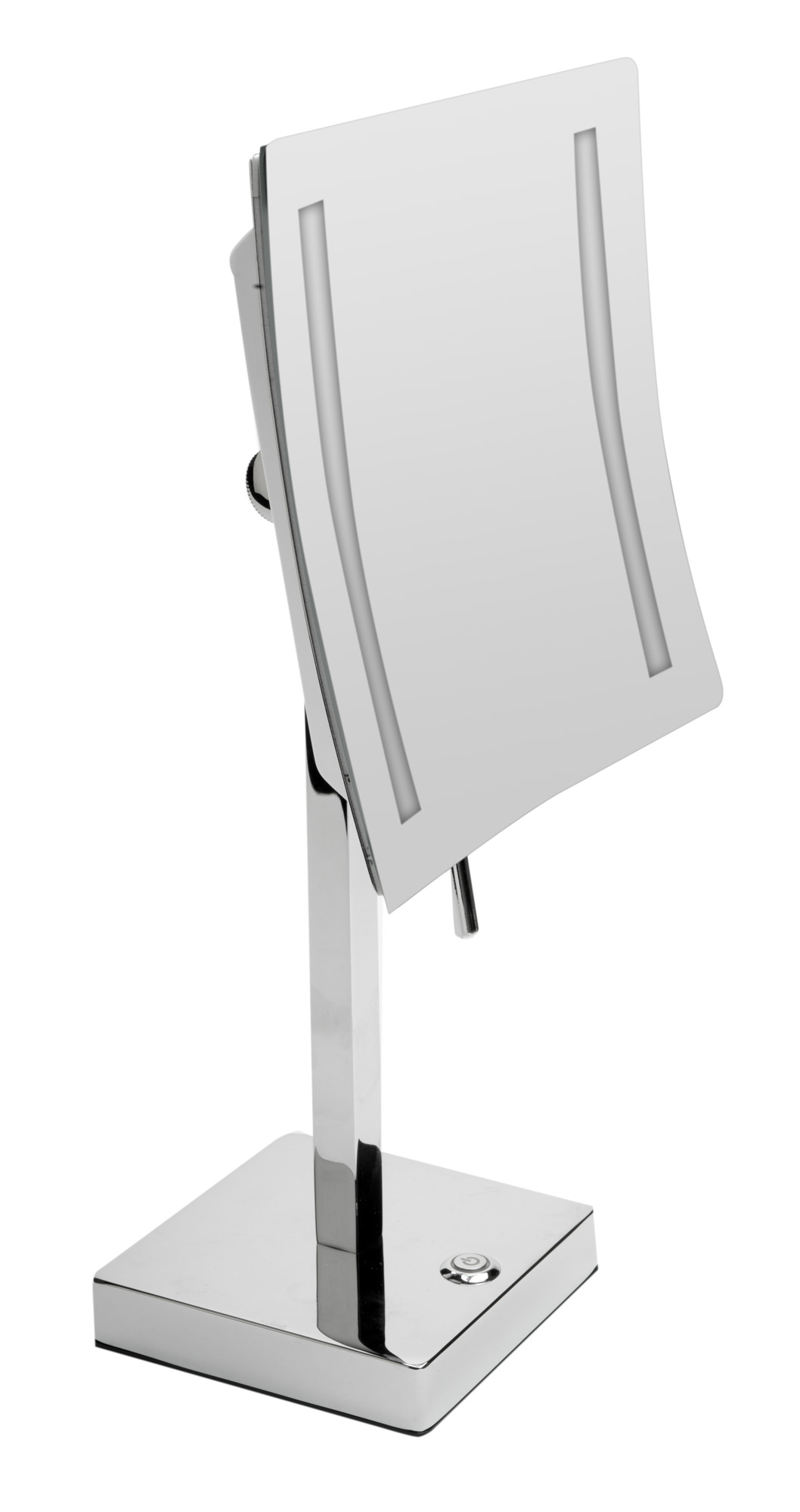 Picture of Alfi Brand ABM8FLED-PC 8 in. Tabletop Square 5x Magnifying Cosmetic Mirror with Light - Polished Chrome