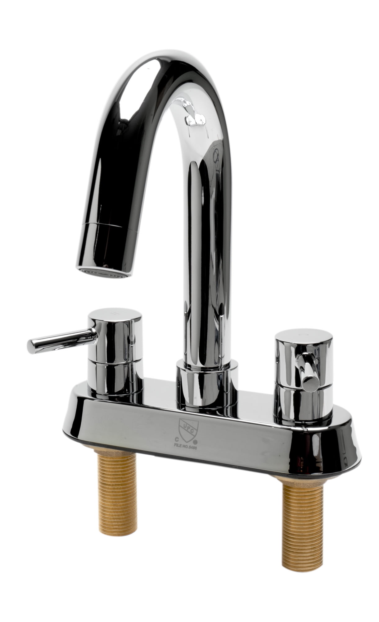Picture of Alfi Brand AB1400-PC 4 in. Two-Handle Centerset Bathroom Faucet - Polished Chrome