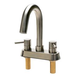 Picture of Alfi Brand AB1400-BN 4 in. Two-Handle Centerset Bathroom Faucet - Brushed Nickel