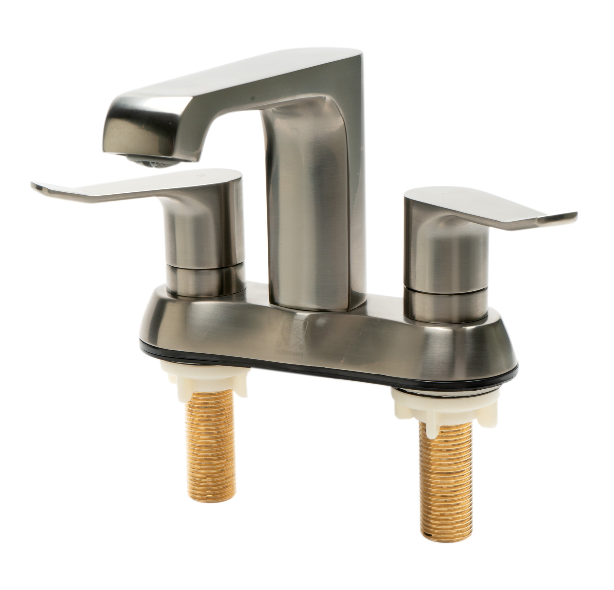 Picture of Alfi Brand AB1493-BN 4 in. Two-Handle Centerset Bathroom Faucet - Brushed Nickel
