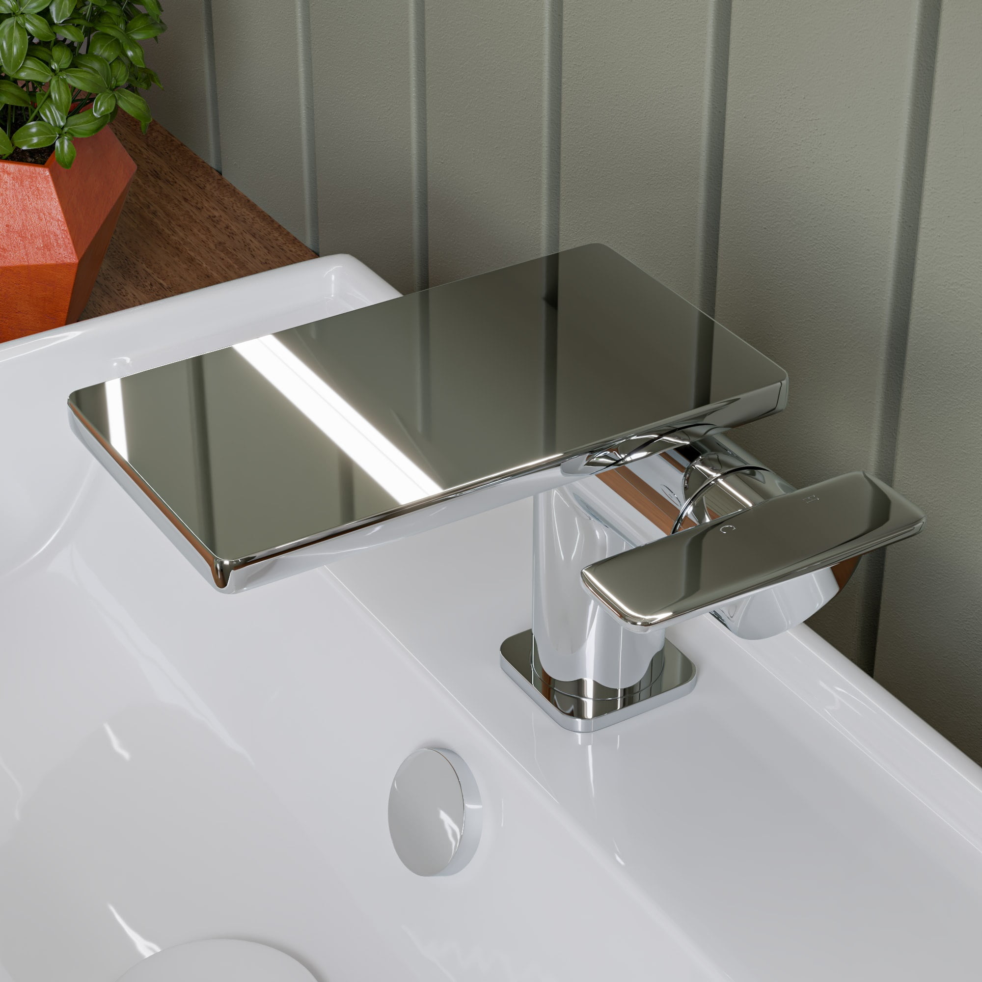 Picture of Alfi Brand AB1882-PC Single-Lever Bathroom Faucet - Polished Chrome