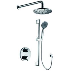 Picture of Alfi Brand AB2545-PC Round Style 2 Way Thermostatic Shower Set - Polished Chrome
