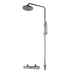 Picture of Alfi Brand AB2867-BN Round Style Thermostatic Exposed Shower Set - Brushed Nickel