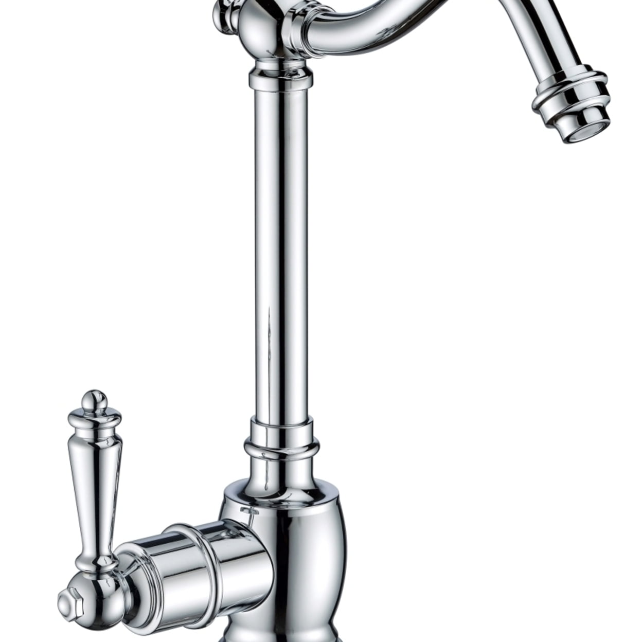 Point of Use Instant Hot Water Drinking Faucet with Traditional Swivel Spout - Polished Chrome -  LivingQuarters, LI2750614