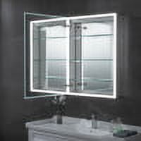 Picture of ALFI ABMC2432 24 x 32 in. Single Door LED Light Medicine Cabinet&#44; Grey