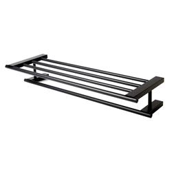 Picture of ALFI AB9564-BM 26 in. Towel Bar & Shelf&#44; Black Matte