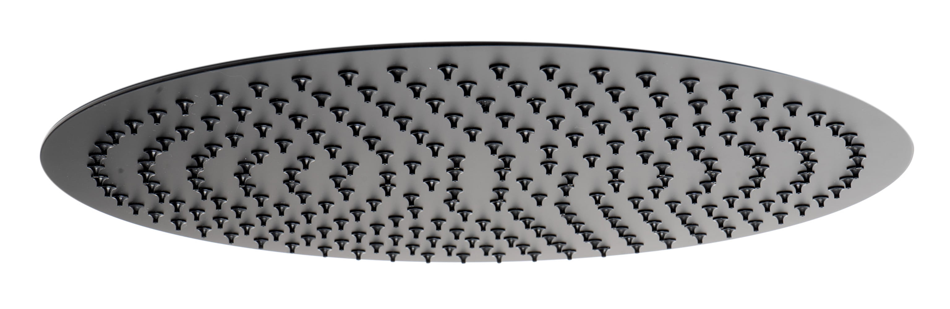 Picture of ALFI RAIN16R-BM 16 in. Round Ultra-Thin Rain Shower Head&#44; Matte Black Stainless Steel