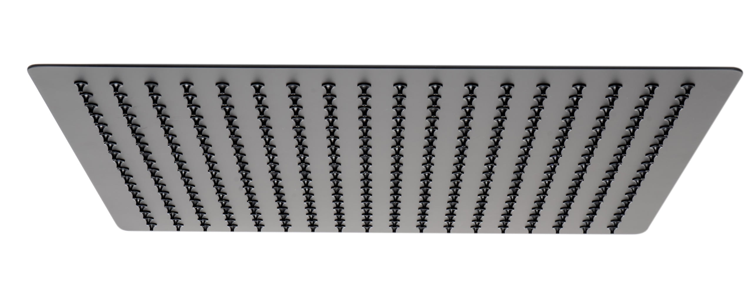 Picture of ALFI RAIN16S-BM 16 in. Square Ultra-Thin Rain Shower Head&#44; Matte Black Stainless Steel