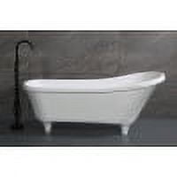 Picture of ALFI AB9960 67 in. Clawfoot Solid Surface Resin Bathtub, White Matte