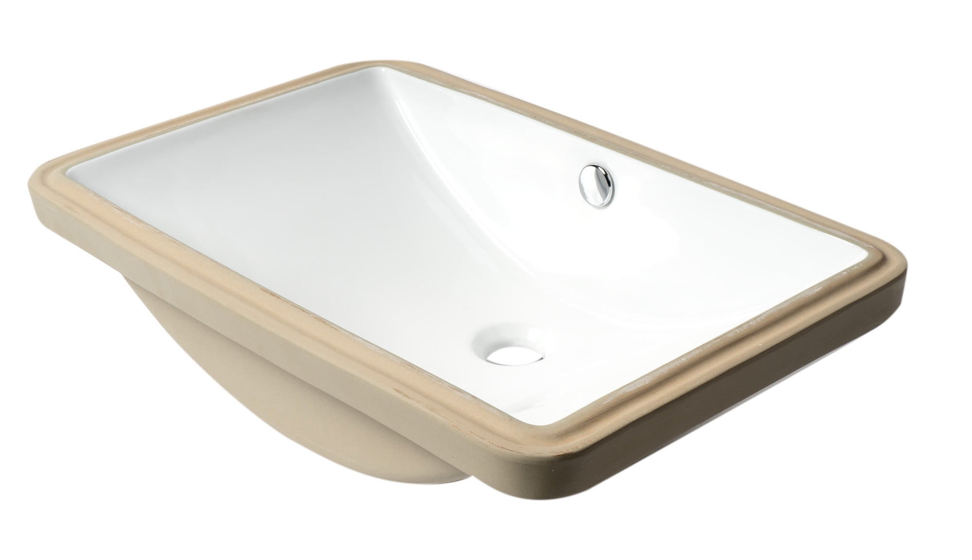 Picture of ALFI Brand ABC603 24 in. Rectangular Undermount Ceramic Sink&#44; White