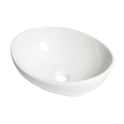 Picture of Alfi Brand ABC913 16 in. Egg Shape Above Mount Ceramic Sink&#44; White