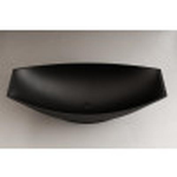 Picture of ALFI AB9991BM 71 in. Solid Surface Resin Free Standing Hammock Style Bathtub&#44; Black Matte