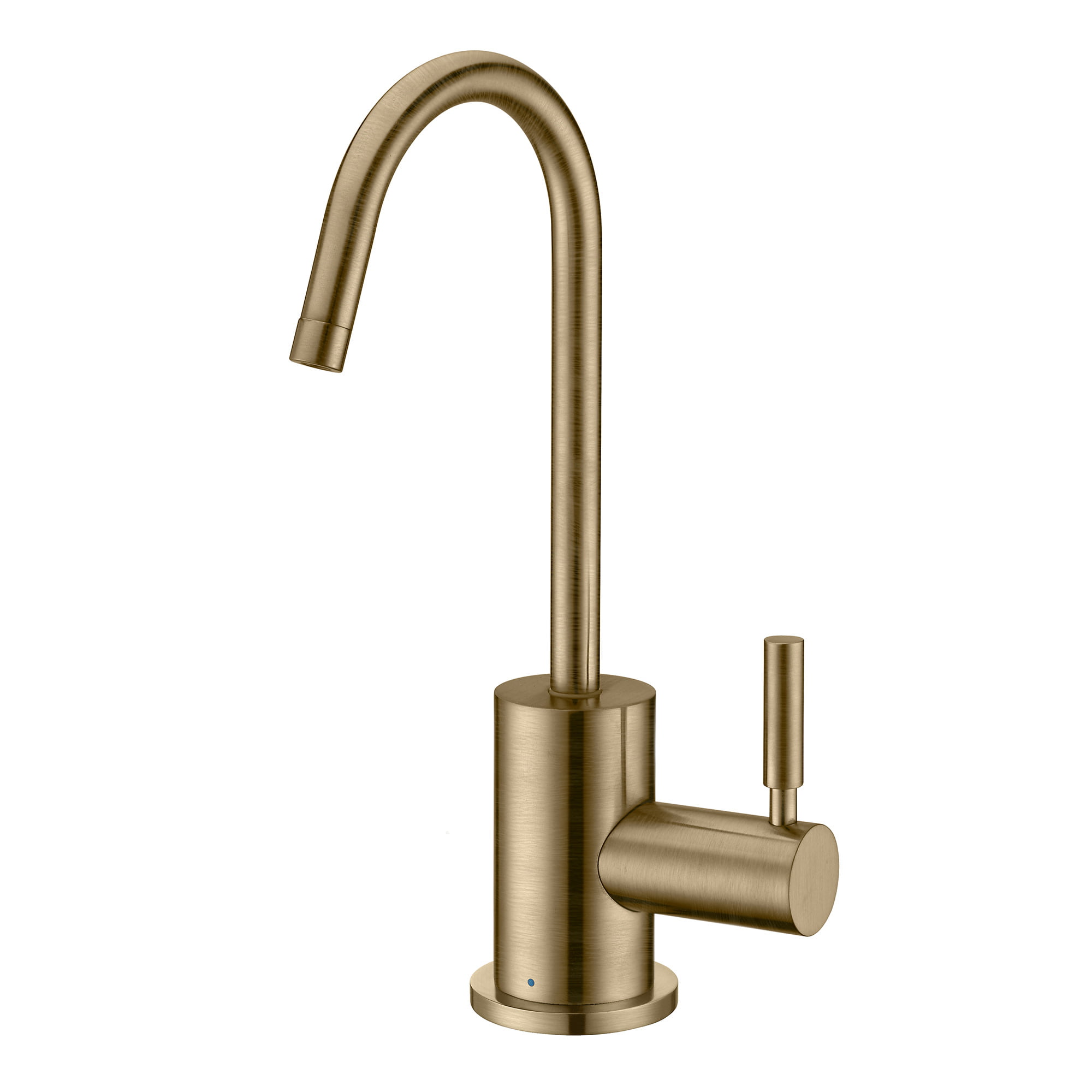 Picture of Alfi Trade WHFH-C1010-AB Point of Use Cold Water Drinking Faucet with Gooseneck Swivel Spout - Antique Brass