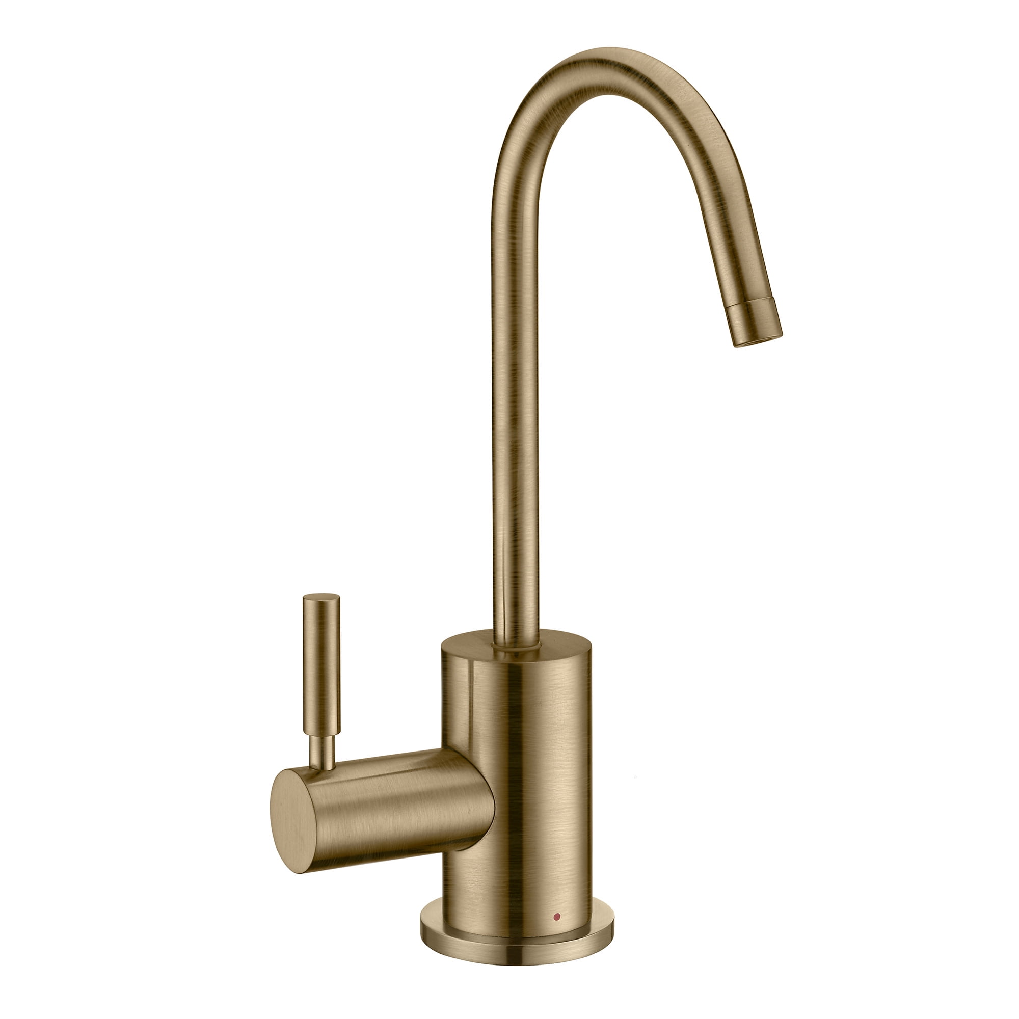Picture of Alfi Trade WHFH-H1010-AB Point of Use Instant Hot Water Drinking Faucet with Gooseneck Swivel Spout - Antique Brass