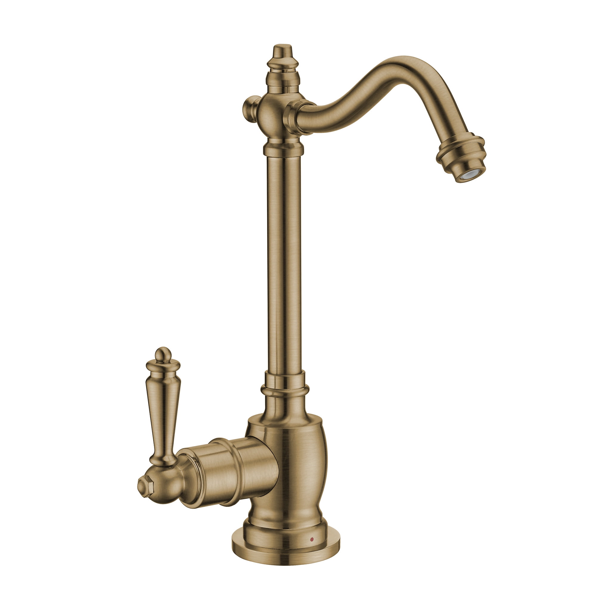 Picture of Alfi Trade WHFH-H1006-AB Point of Use Instant Hot Water Drinking Faucet with Traditional Spout - Antique Brass