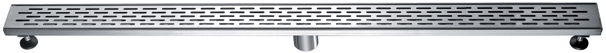 Picture of ALFI ABLD47C-BSS 47 in. Stainless Steel Linear Shower Drain with Groove Holes