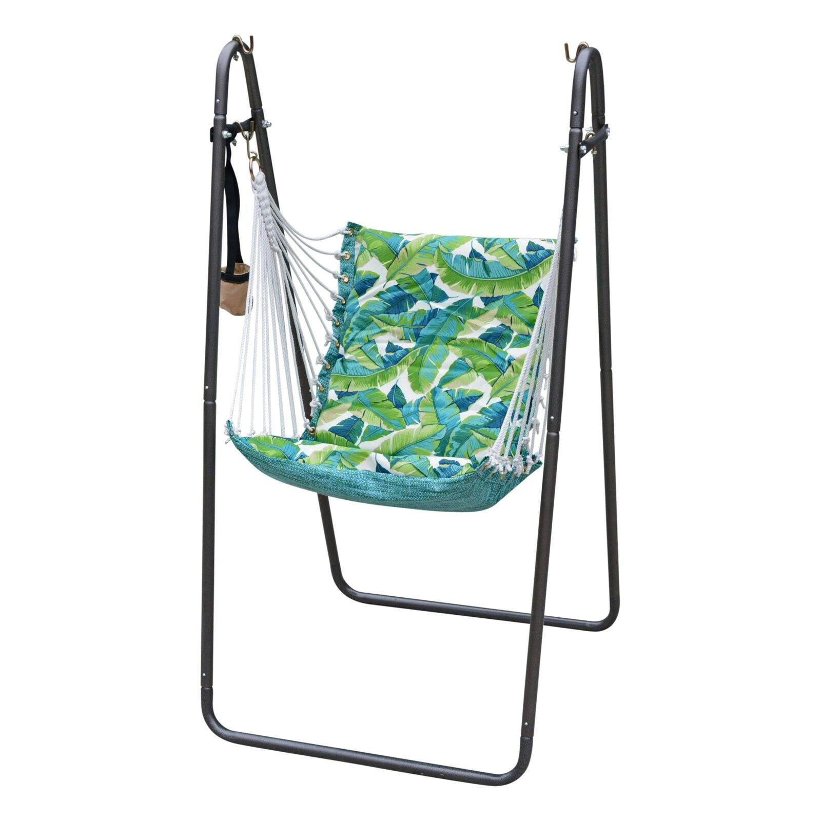 Picture of Algoma Net 1525205206BR Soft Comfort Swing Chair & Stamd&#44; Green