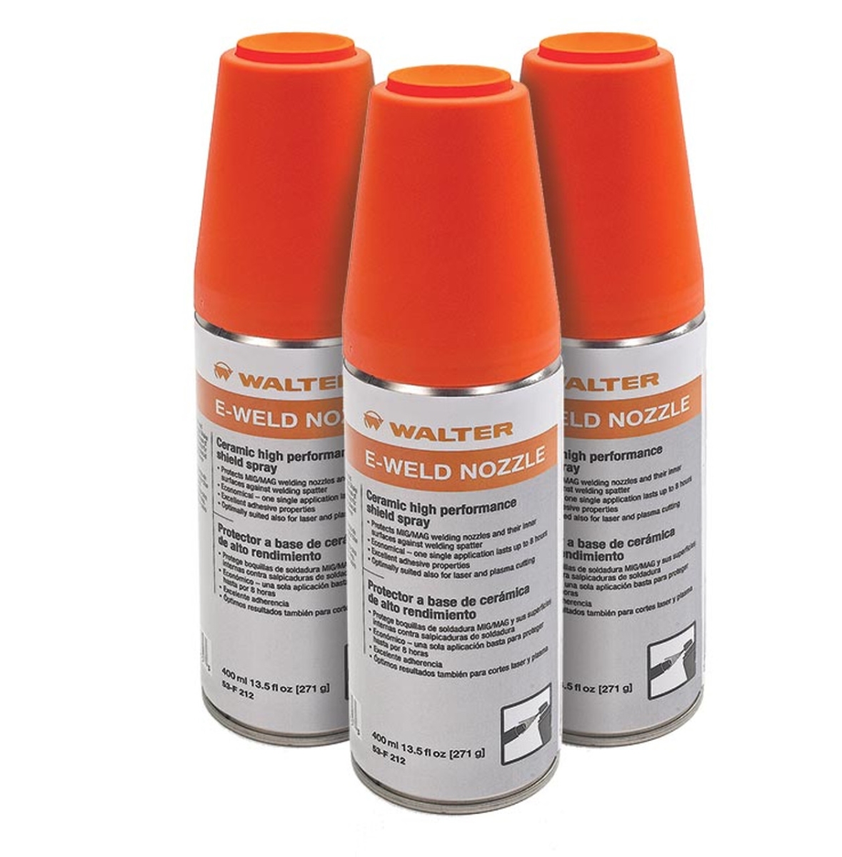 53F212 400 mL E-Weld Nozzle Anti-Spatter Aerosol Spray
