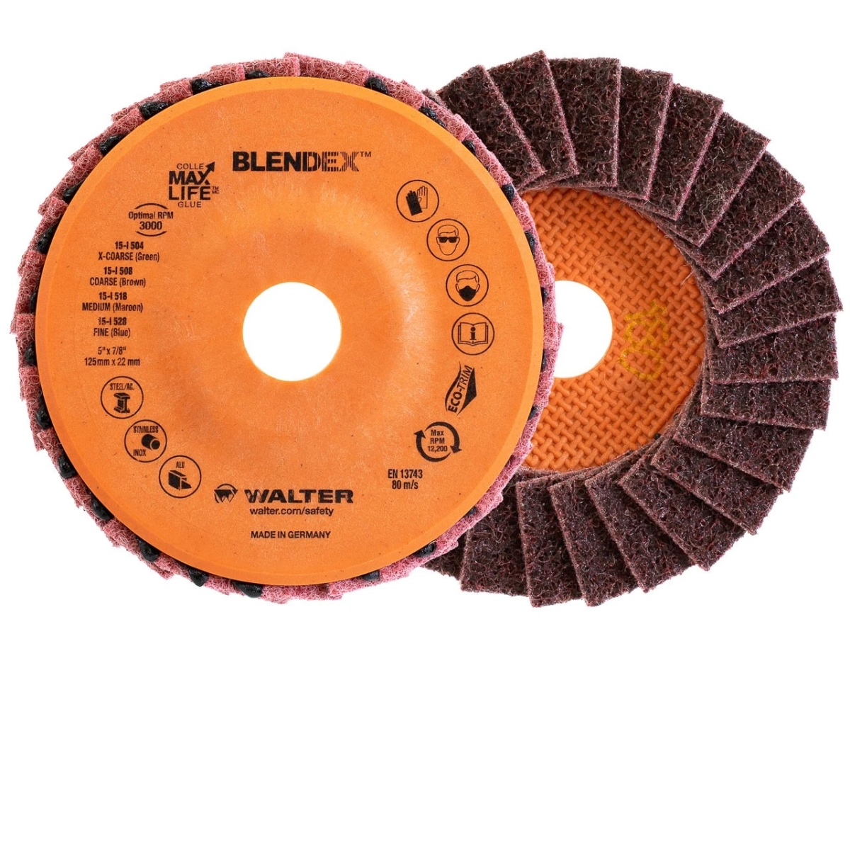15I468 4.5 x 0.88 in. Blendex Medium Flap Disc
