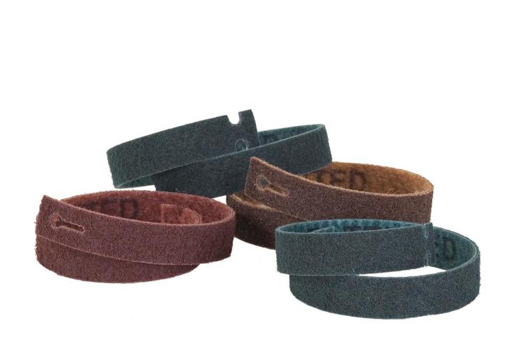 07H244 24 x 1.18 in. Blendex T-Lock Surface Conditioning Belt - Fine - Blue