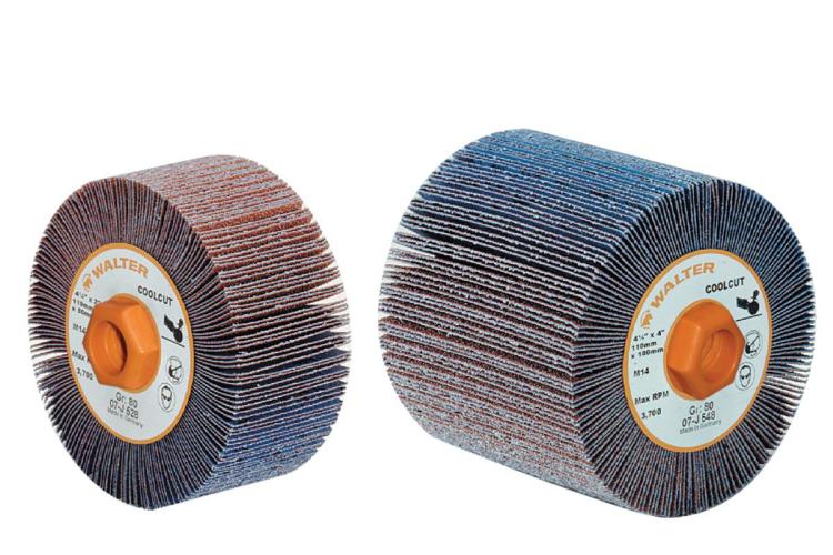 07J426 4.25 x 2 x 0.62 in.-11 Coolcut Flap Drum - Arbor - 60 Grit