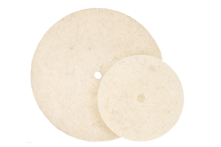 07T450 4.5 in. Quick-Step Polishing Felt Disc