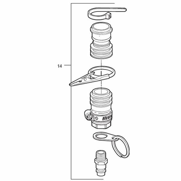 9920-01A Breathing Tube Assembly with Low Pressure