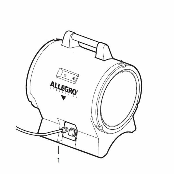 Allegro 8" Blower Housing (9539-08A)