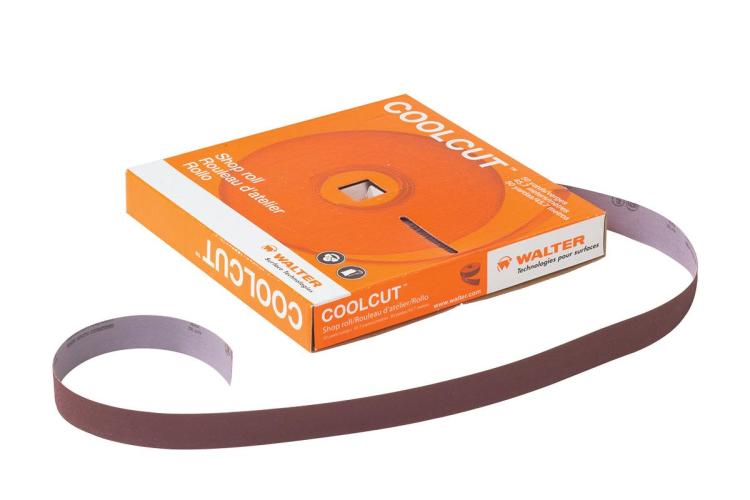 14C308 2 in. x 50 yards Coolcut Shop Roll - P80 Grit