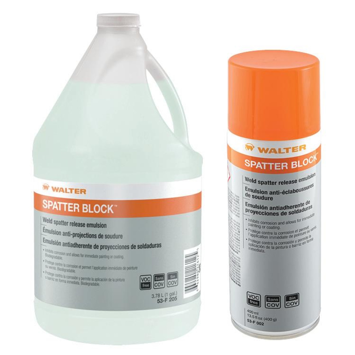 53F205 3.78 Liter Spatter Block Anti-Spatter Liquid