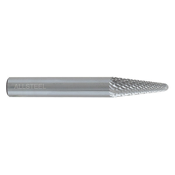 01W332 4 Flute Carbide Burr - Double-Cut