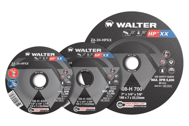 08H450 4.5 x 0.25 x 0.87 in. HP XX Grinding Wheel - Type 27