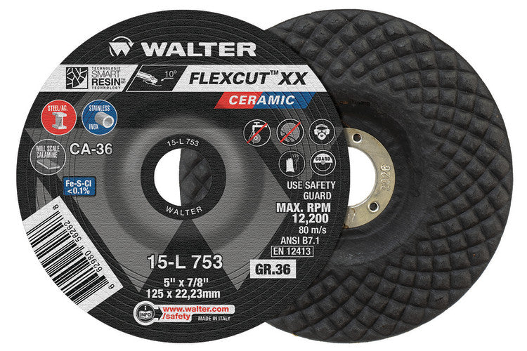 15L763 6 x 0.88 in. Flexcut XX Type 29 Flap Disc