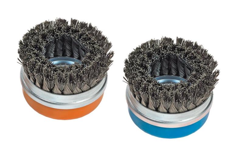 13G574 5 x 0.62 in.-11 Wire Cup Brush with Ring