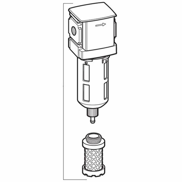 Picture of Allegro 9872-05 0.25 in. Carbon Filter Assembly
