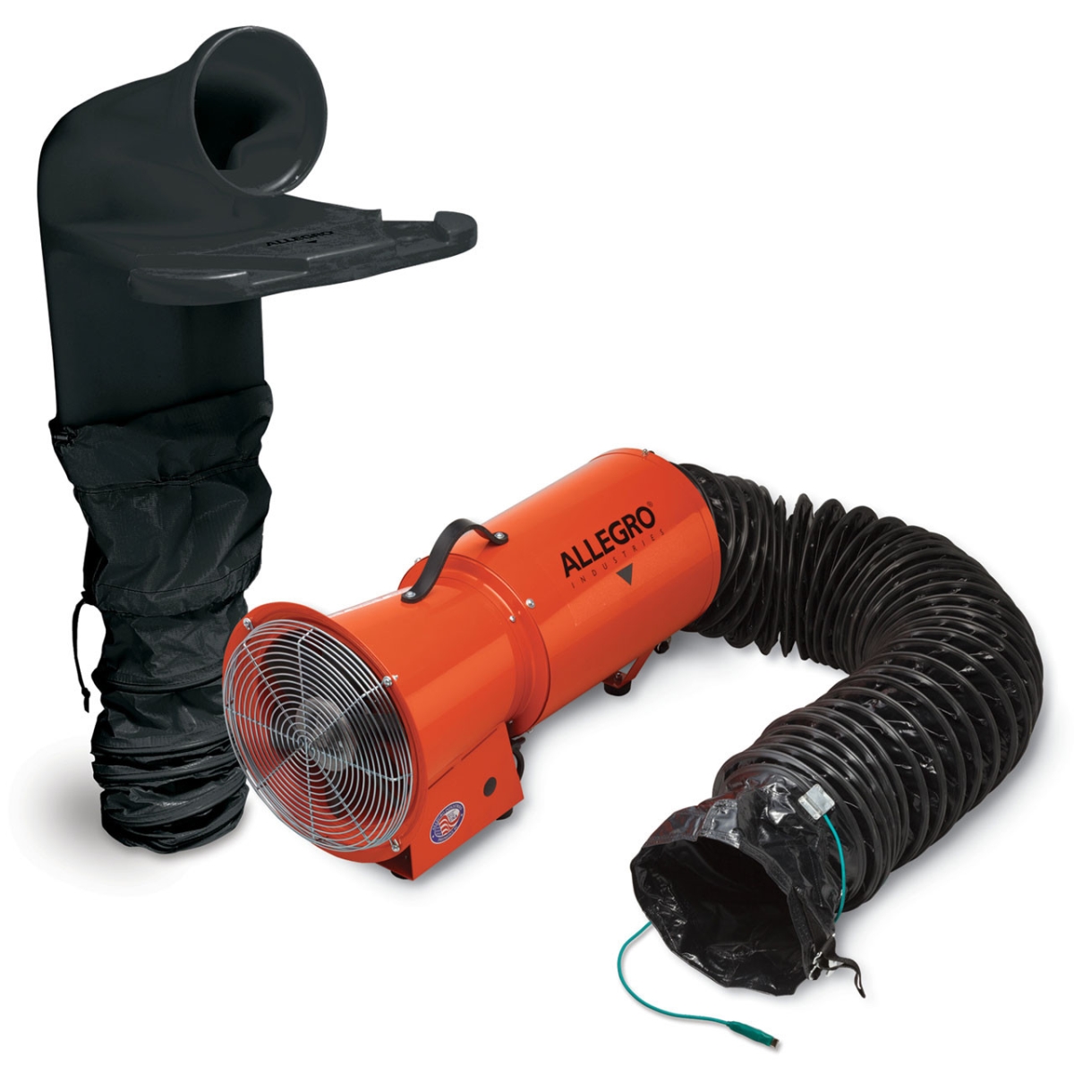 Allegro 8" Axial AC Explosion-Proof 9514-05 Blower Kit with 8" Explosion-Proof MVP (9520-05MEX)