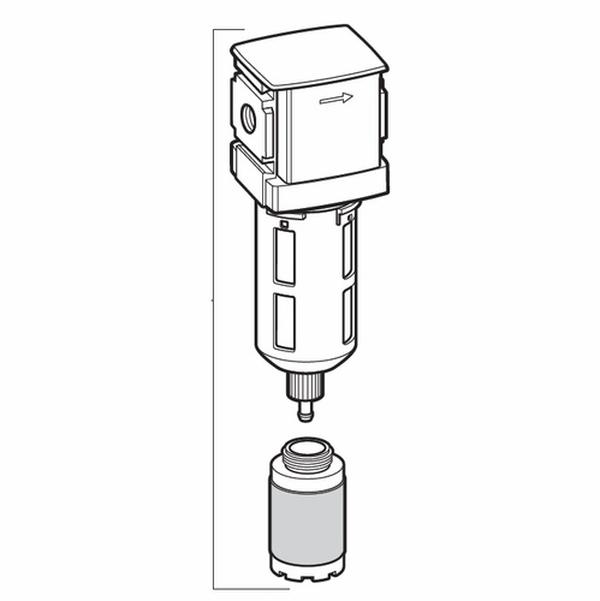 Allegro 1/4" Coalescing Filter Assembly (9872-04)