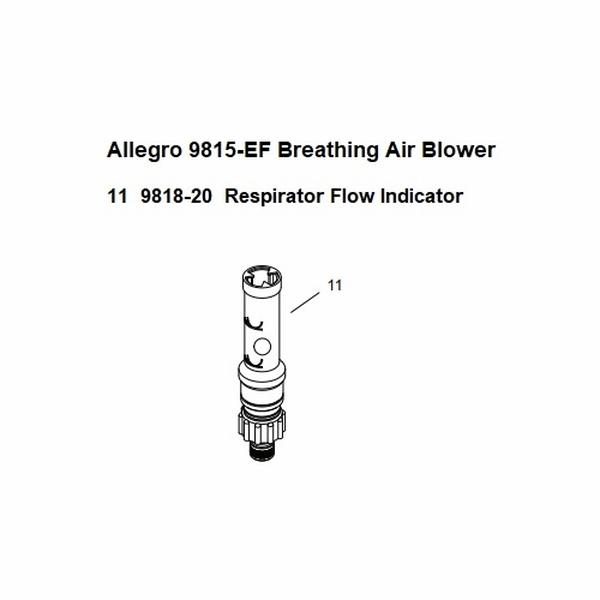 Allegro Respirator Flow Indicator (9818-20)