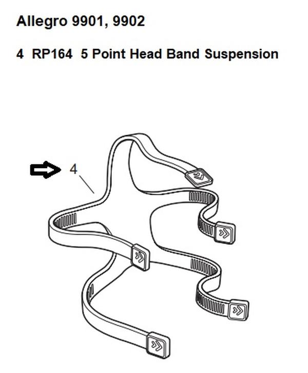 Allegro 5 Point Head Suspension (RP16-4)