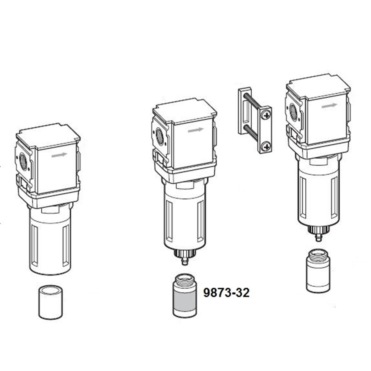9873-32 .01 Micron Element Safety Equipment