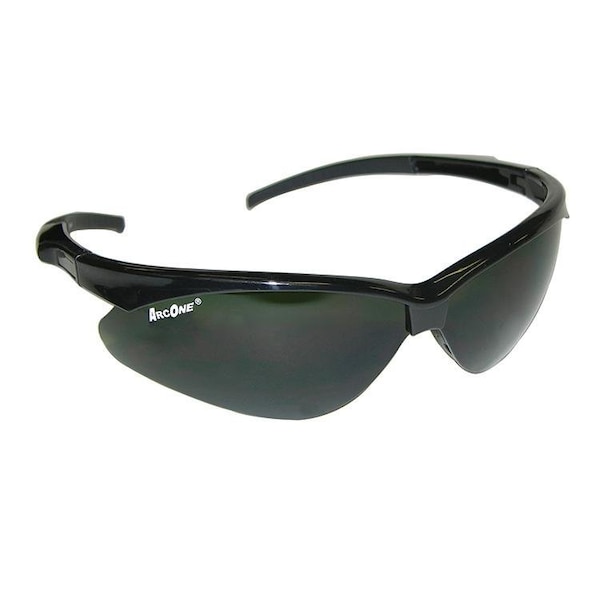 SE-7008 Safety Glasses - Black Frame, IR5 Lens