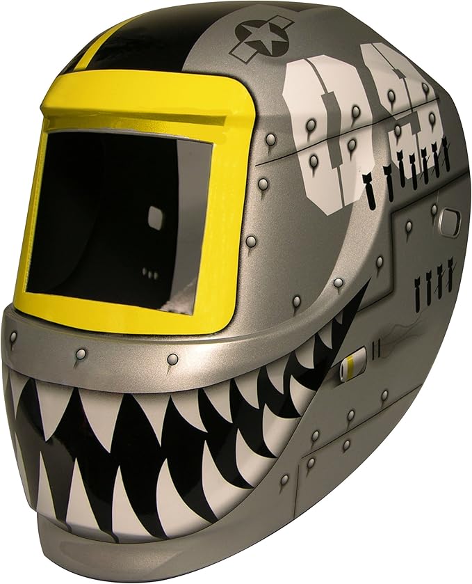 3-0171 Undrilled Fighting Tiger Carrera Shell Welding Helmet