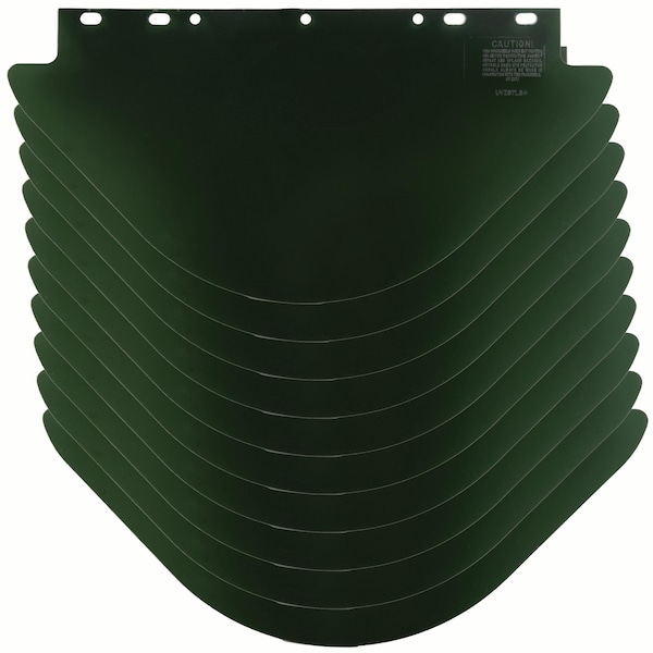 ArcOne 19" Dark Green Visor Polycarbonate (1910DG-PE-10)